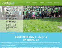 Tablet Screenshot of elmcitychamberfest.org